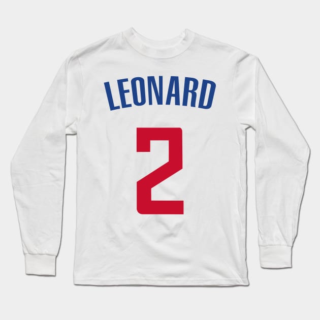 Kawhi Leonard Clippers Long Sleeve T-Shirt by telutiga